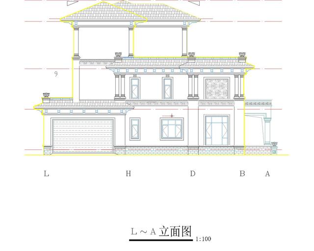 三層經(jīng)典小別墅設計圖，造型別致大方，造價低，非常適合農村自建房！