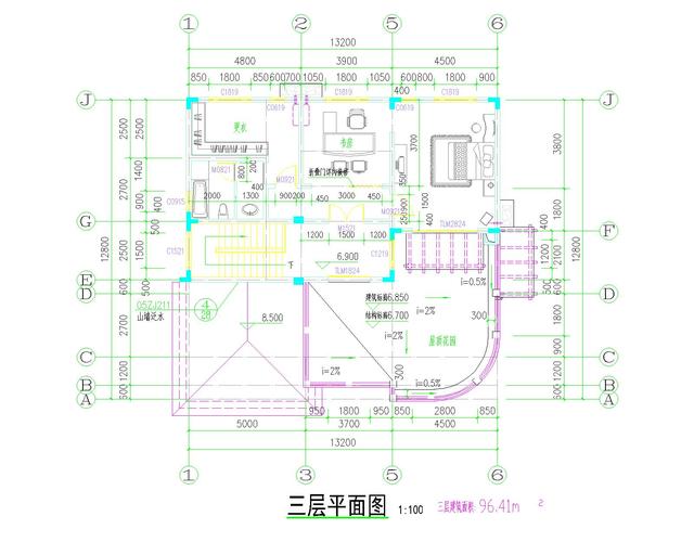 三層經(jīng)典小別墅設計圖，造型別致大方，造價低，非常適合農村自建房！