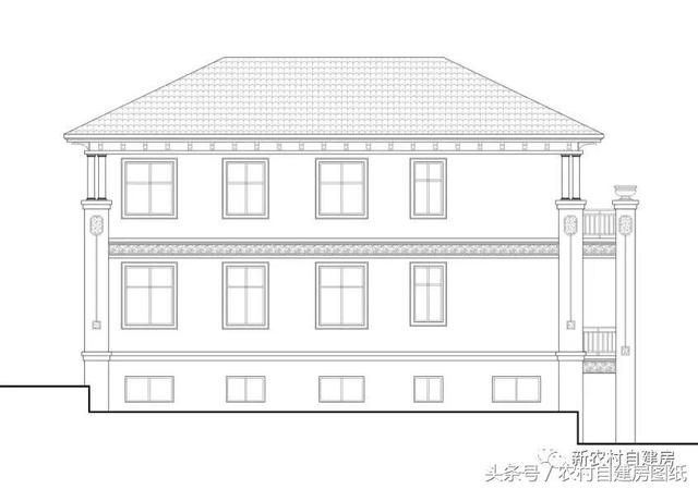 自建二層別墅設(shè)計(jì)圖，15X10米帶地下室，集豪華實(shí)用于一體