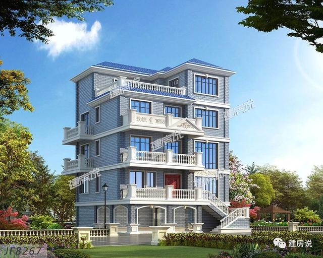 128㎡的別墅設計圖帶電梯+影音室，雙廚房設計為你帶來非凡的生活享受