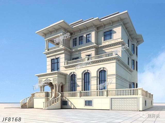 128㎡的別墅設計圖帶電梯+影音室，雙廚房設計為你帶來非凡的生活享受