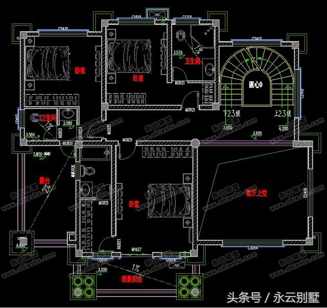 農村自建房用得較多的幾款三層別墅圖紙，都是比較豪華大氣的外觀