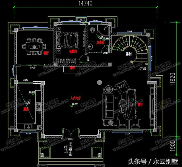 農村自建房用得較多的幾款三層別墅圖紙，都是比較豪華大氣的外觀