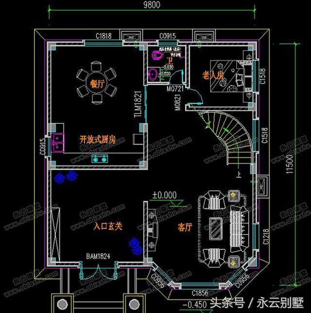 農村自建房用得較多的幾款三層別墅圖紙，都是比較豪華大氣的外觀
