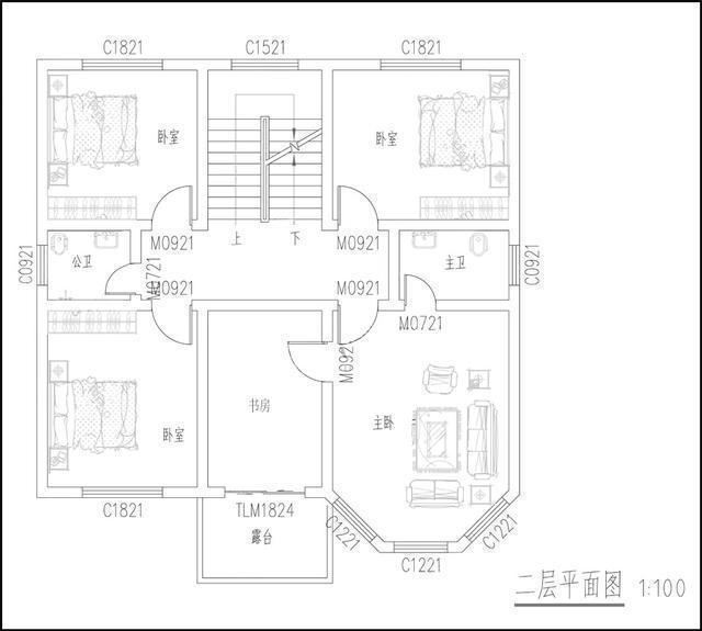 11套適合農(nóng)村自建房的戶(hù)型圖及平面圖，美觀大氣上檔次！