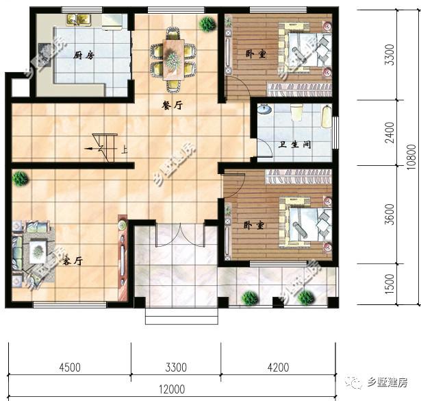 3款20萬建成的農(nóng)村自建小別墅設(shè)計圖，萬水千山總是情，你看這房行不行！