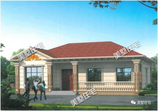 4款農村一層小別墅設計圖，美觀實用住的舒心，10萬就能建的起