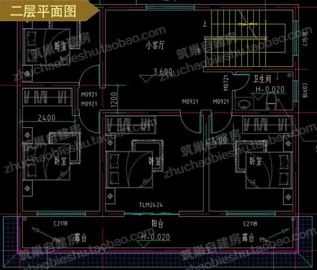 兩款經濟實用易建造二層平屋頂農村自建房（全套）施工效果圖，造價才25萬