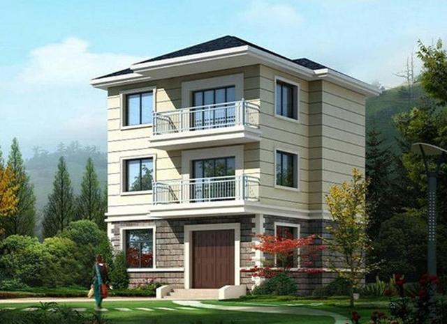 2款開間8米的農村自建房設計圖，不僅美觀大方，更是經濟實用，小戶型也能建出大豪宅