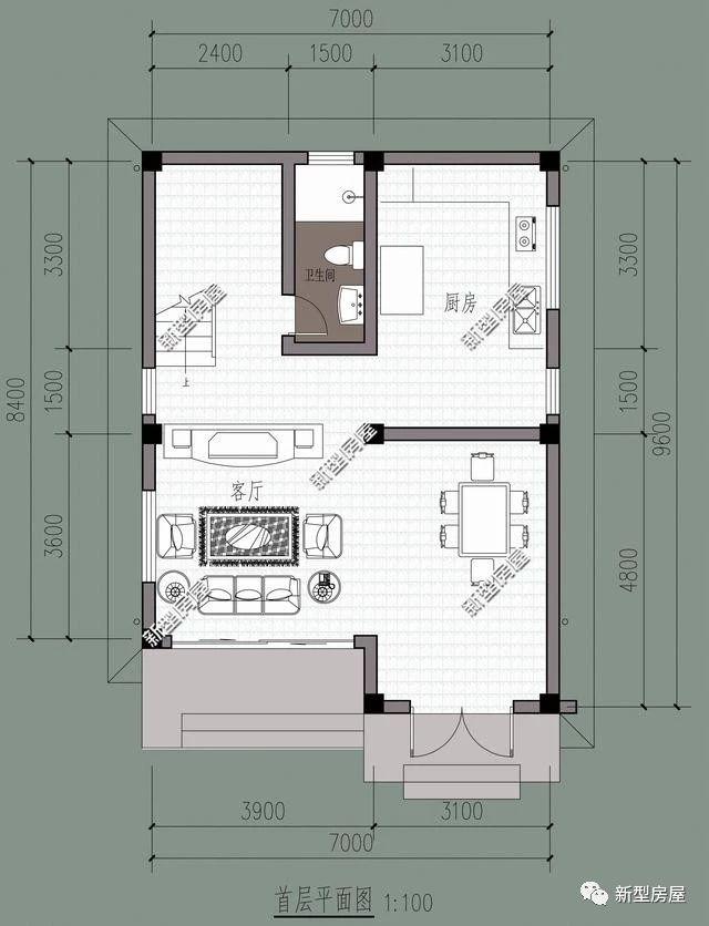 20萬就能建起的二層農村別墅圖，現代、實用、輕奢時尚，年輕人的最愛