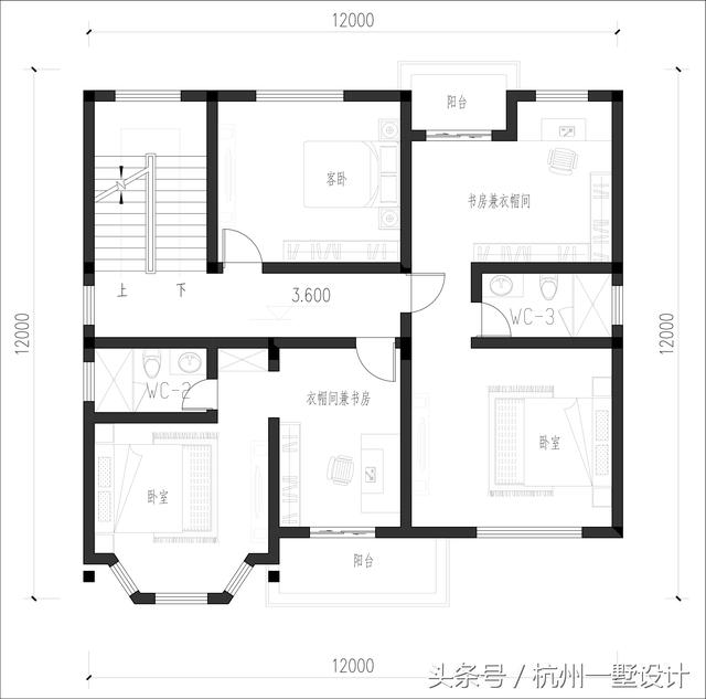 12×12方正的農村自建別墅圖，愜意的小庭院 真正的低調的豪宅！