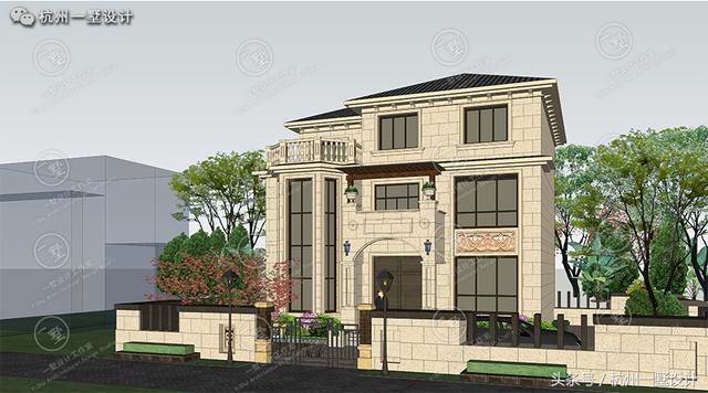 12×12方正的農村自建別墅圖，愜意的小庭院 真正的低調的豪宅！