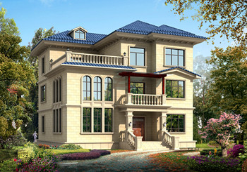 三間三層樓房設計圖紙，復試的設計，漂亮的一塌糊涂