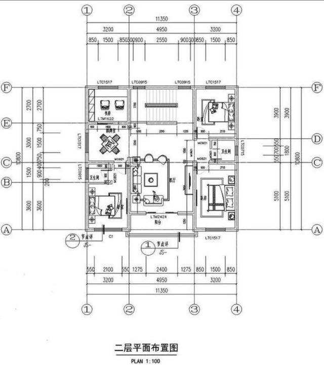 一款簡約風格的農村小別墅圖，開間12米很實用，還設有堂屋，保證給你長臉！