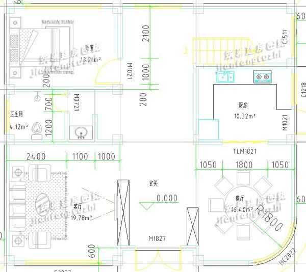 4套120平方米帶露臺三層農村別墅建成案例實拍圖效果圖對比圖