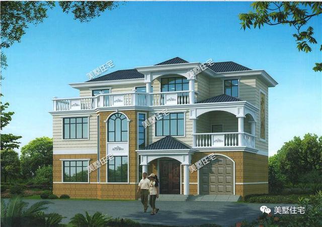 自建房不僅要好看，還得實用美觀價格合理，這3款三層別墅最低只要27萬