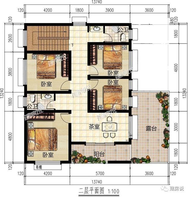 5棟漂亮的別墅設(shè)計(jì)圖，送給需要建房的你，每一棟都很出色！