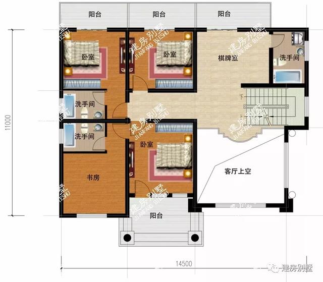 經典實用夠氣派的四層別墅圖，戶型通透活動室齊全，男女老少都喜歡