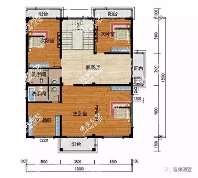 經典實用夠氣派的四層別墅圖，戶型通透活動室齊全，男女老少都喜歡