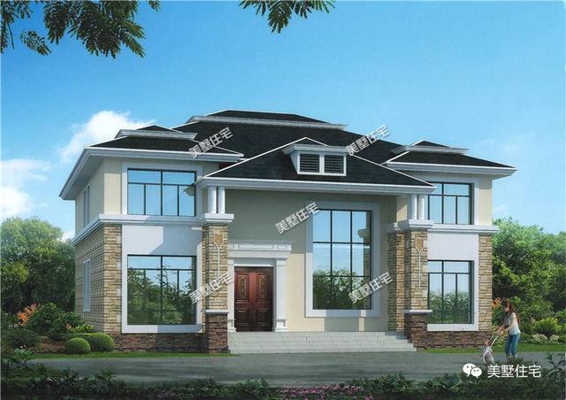 三款二層農村小別墅設計圖，蓋房子對于人們來說是一輩子的一件大事，選這幾款絕不會錯