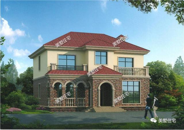 三款二層農村小別墅設計圖，蓋房子對于人們來說是一輩子的一件大事，選這幾款絕不會錯