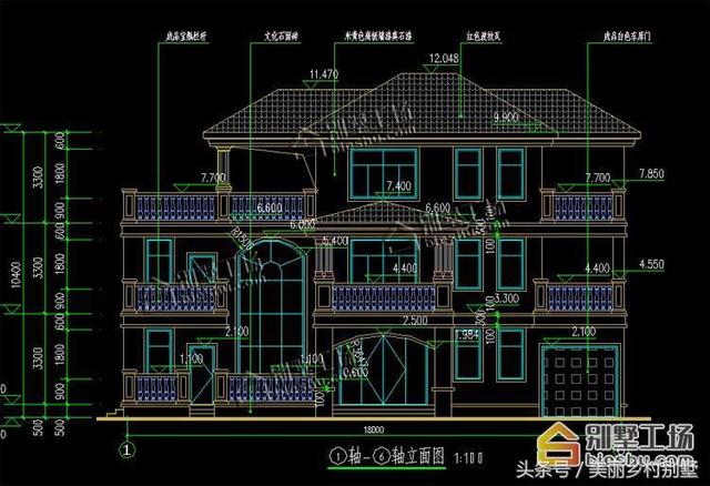 農(nóng)村三層別墅設(shè)計圖，宅基地大開間，28萬帶車庫造價低