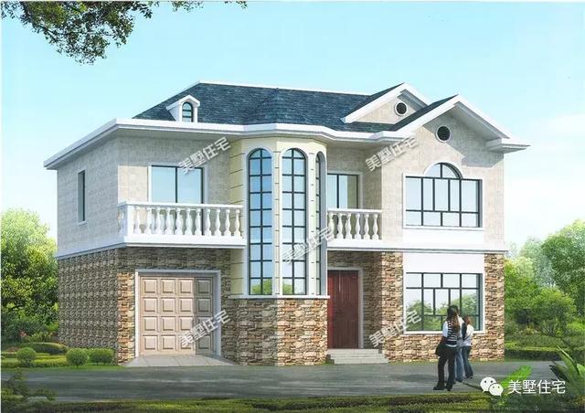 6款帶車庫的別墅設(shè)計(jì)圖，適合現(xiàn)代農(nóng)村生活