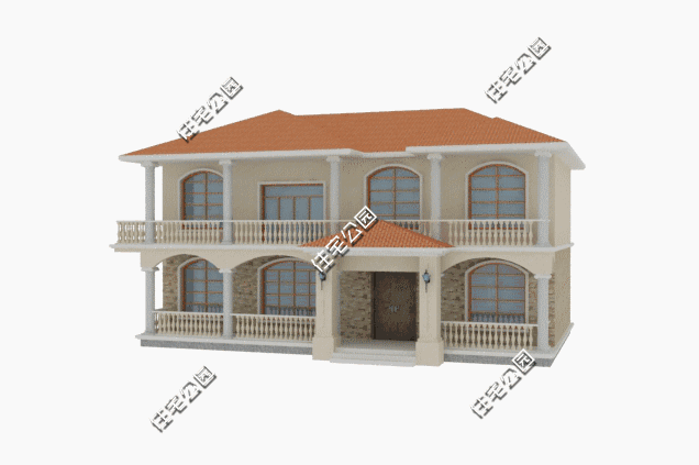 二層洋氣農村別墅設計圖，6室2廳，整體別致細膩