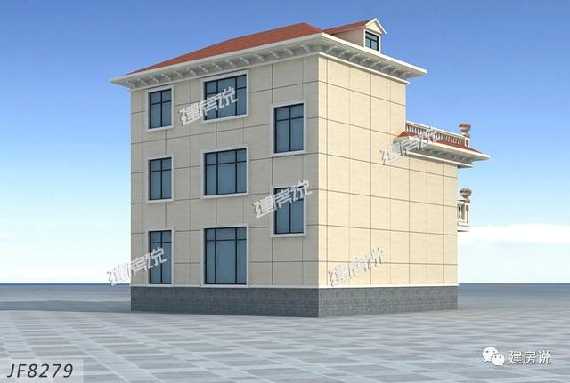 125㎡的歐式別墅設計圖，造型精美、布局合理，絕對會是農村建房一個不可多得的好選擇