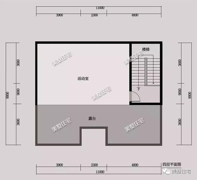 極具現(xiàn)代風(fēng)格的別墅設(shè)計(jì)圖，造價(jià)也不高，是小宅基地的完美首選