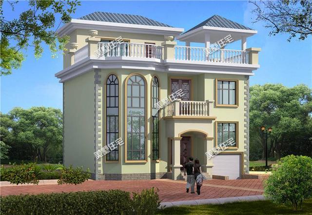 這款108平別墅設(shè)計圖，造價低，建起來不輸大房子，宅基地小的看過來