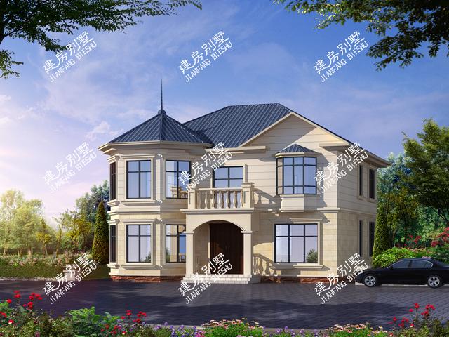 25萬建成二層別墅設計圖，帶空中花園，讓你的生活悠然自在