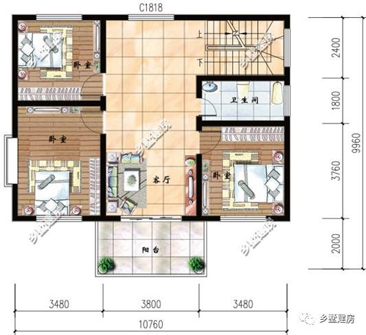 這3款簡約農村小別墅設計圖，每款不到20萬，人人可建的小別墅