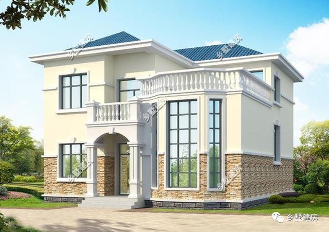 這3款簡約農村小別墅設計圖，每款不到20萬，人人可建的小別墅