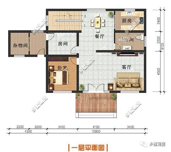 這3款簡約農村小別墅設計圖，每款不到20萬，人人可建的小別墅