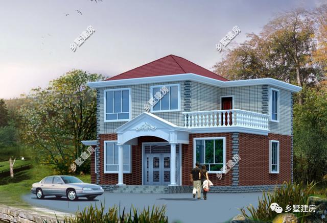 這3款簡約農村小別墅設計圖，每款不到20萬，人人可建的小別墅