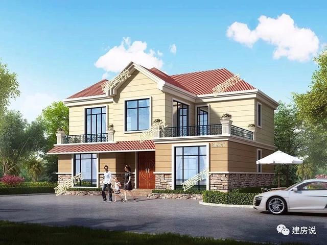 22套二層別墅設計圖同款，這款戶型非常火爆，已經成為一種潮流了