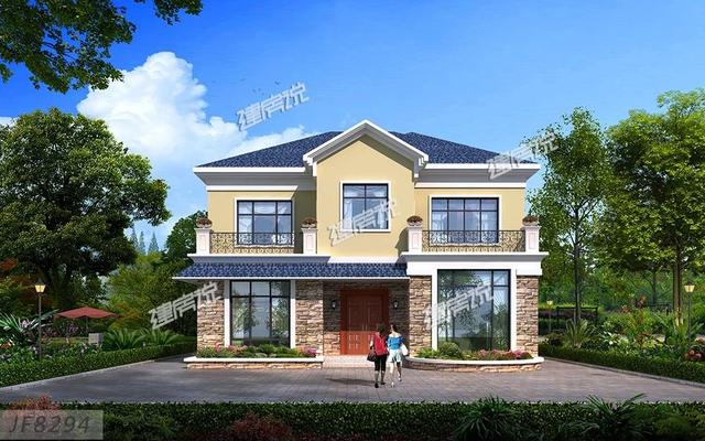 22套二層別墅設計圖同款，這款戶型非常火爆，已經成為一種潮流了