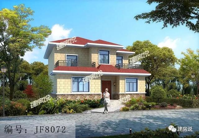 22套二層別墅設計圖同款，這款戶型非常火爆，已經成為一種潮流了