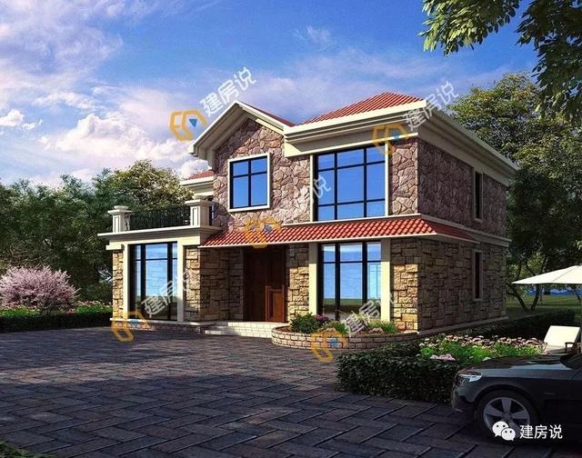 22套二層別墅設計圖同款，這款戶型非常火爆，已經成為一種潮流了