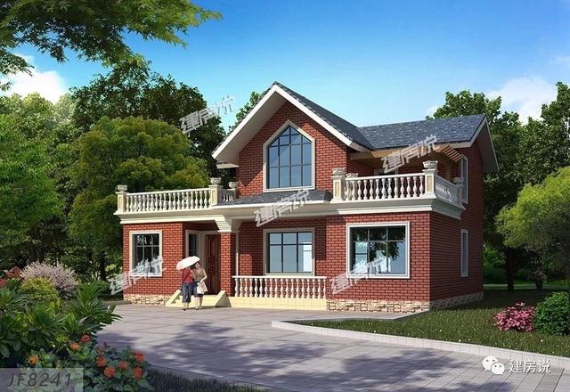 22套二層別墅設計圖同款，這款戶型非常火爆，已經成為一種潮流了