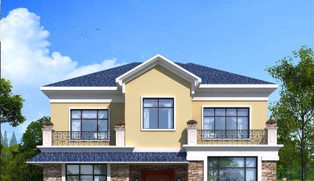 22套二層別墅設計圖同款，這款戶型非常火爆，已經成為一種潮流了