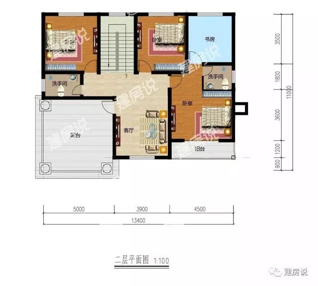 22套二層別墅設計圖同款，這款戶型非常火爆，已經成為一種潮流了
