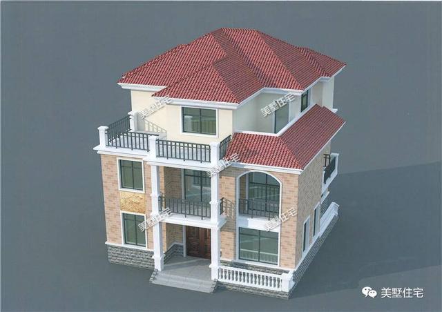 2款三層別墅設計圖，簡潔利落美觀實用，建完全村人都羨慕，你喜歡哪一款呢？