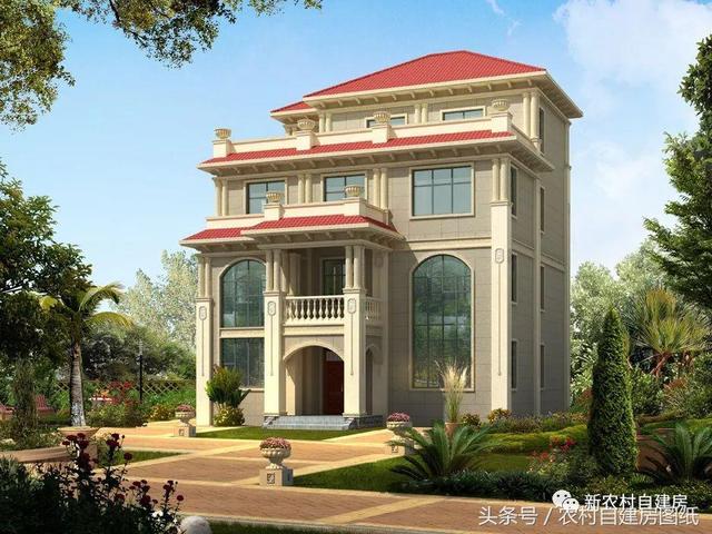 強烈推薦4款開間12米的別墅設計圖，每一款都有特別之處