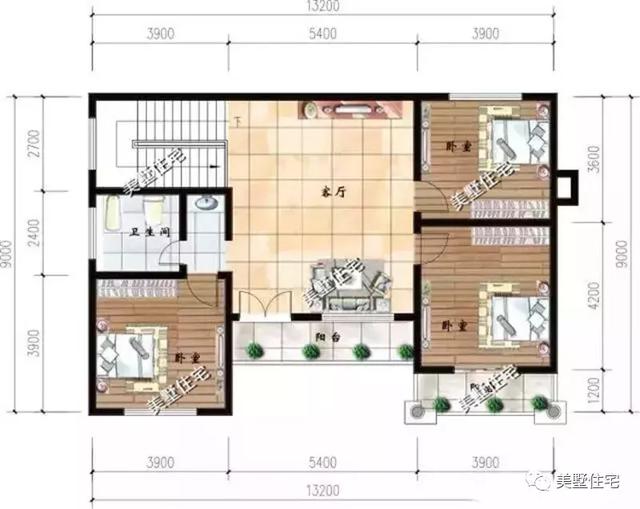 這棟10二層小別墅設(shè)計圖，不僅造價低外觀也十分漂亮