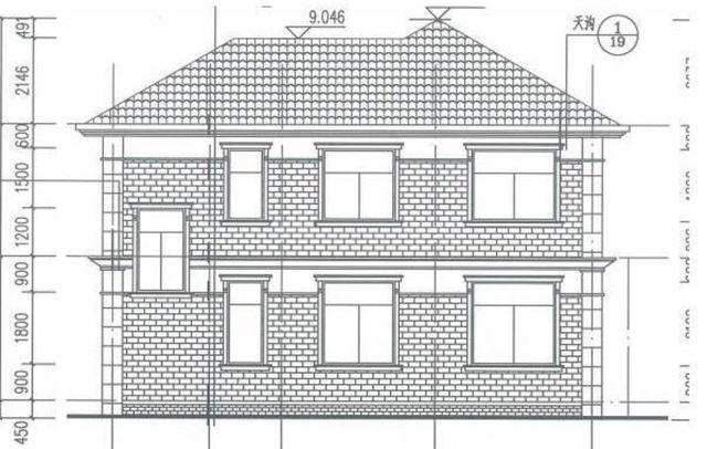 簡單實用的二層農(nóng)村自建房設(shè)計圖，清新淡雅，保證老少都喜歡