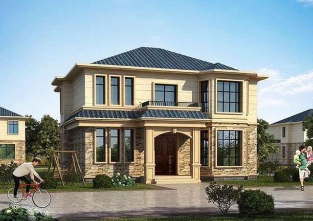 2套的農(nóng)村實用別墅設(shè)計圖，5間臥室，造價都在25萬以內(nèi)