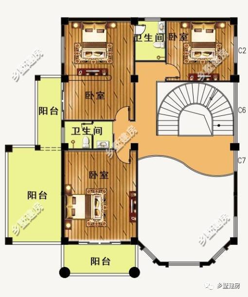 推薦三套磚混結(jié)構(gòu)農(nóng)村自建別墅設(shè)計圖紙，喜歡可以收藏一下