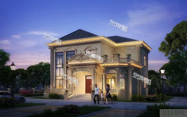 3套氣派的別墅設計圖，典型歐式風格，顏值超高，值得一建